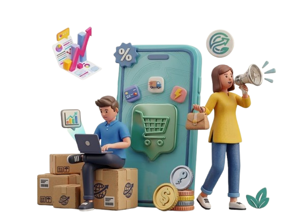 Abdullah Gull - E-commerce and Amazon Strategy Illustration